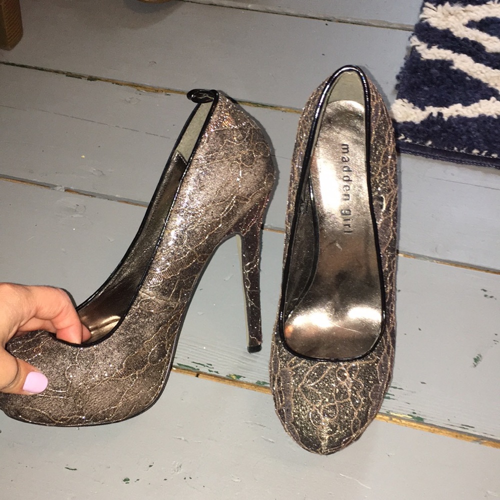 Madden Girl sparkly pumps